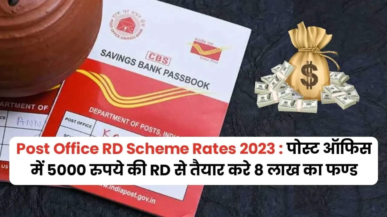 Post Office RD Scheme Rates 2023