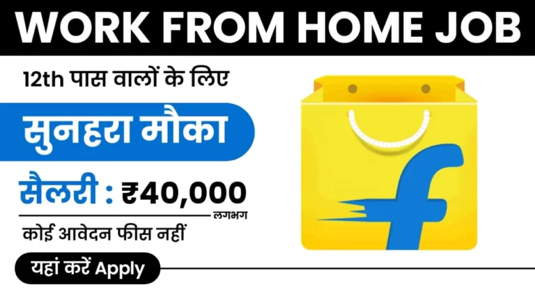 Flipkart Work From Home Job