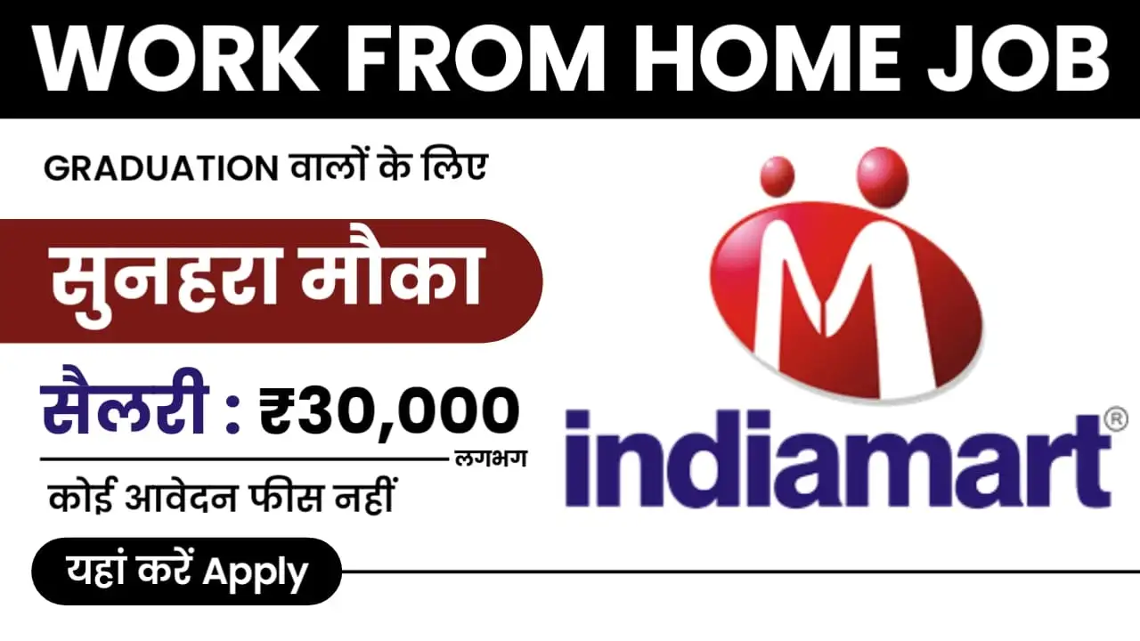 Indiamart Work From Home 2023