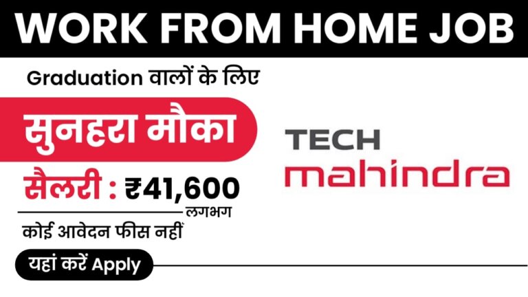 Tech Mahindra Work From Home job