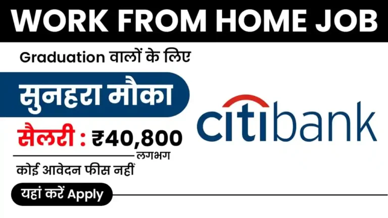 Citi Bank Work From Home Job