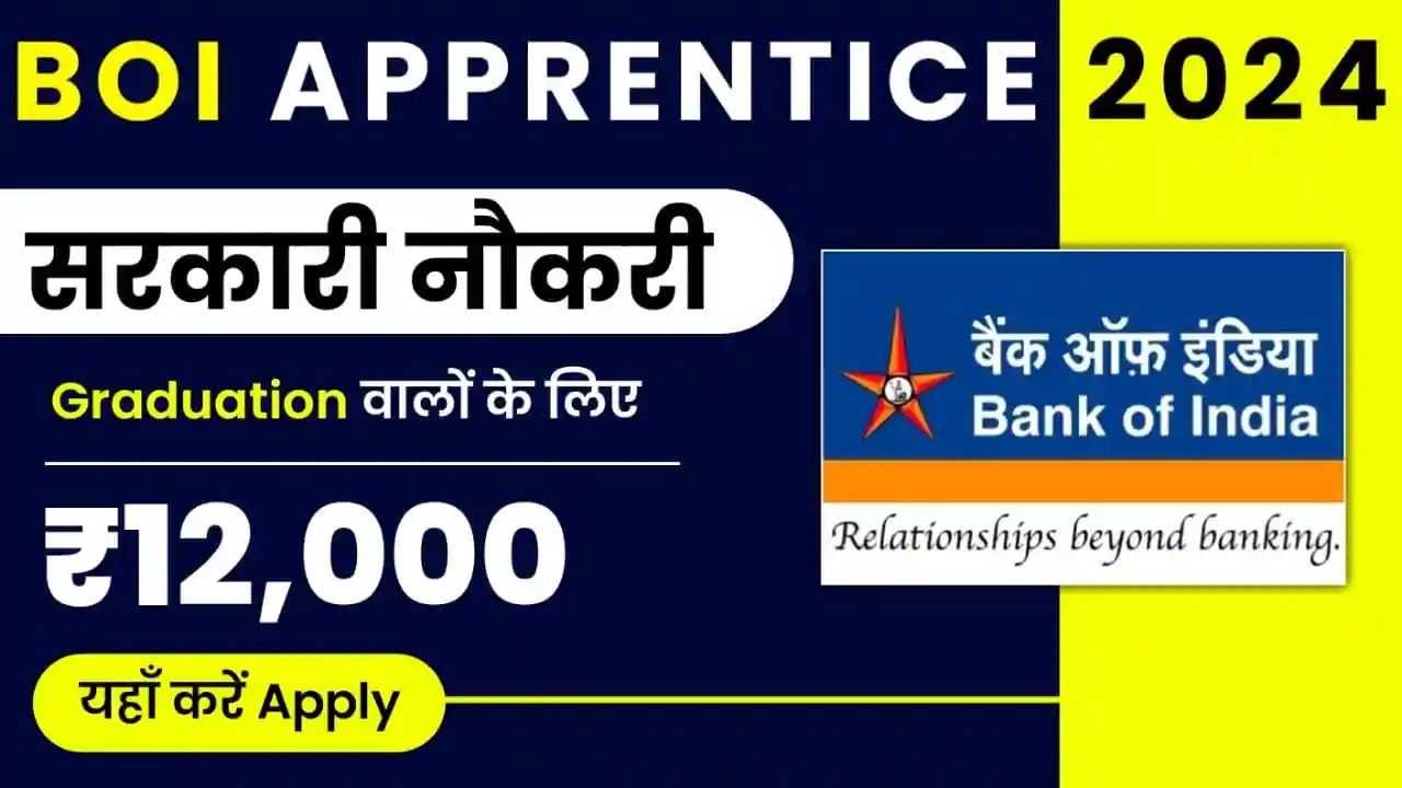 Bank of India Apprentice Recruitment 2025