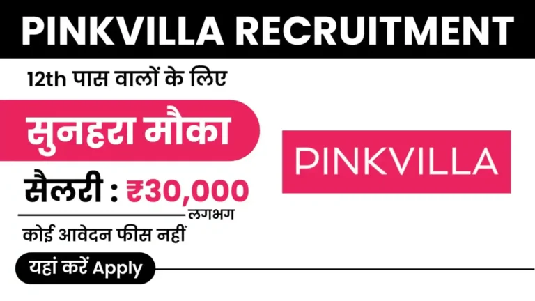 PinkVilla Recruitment