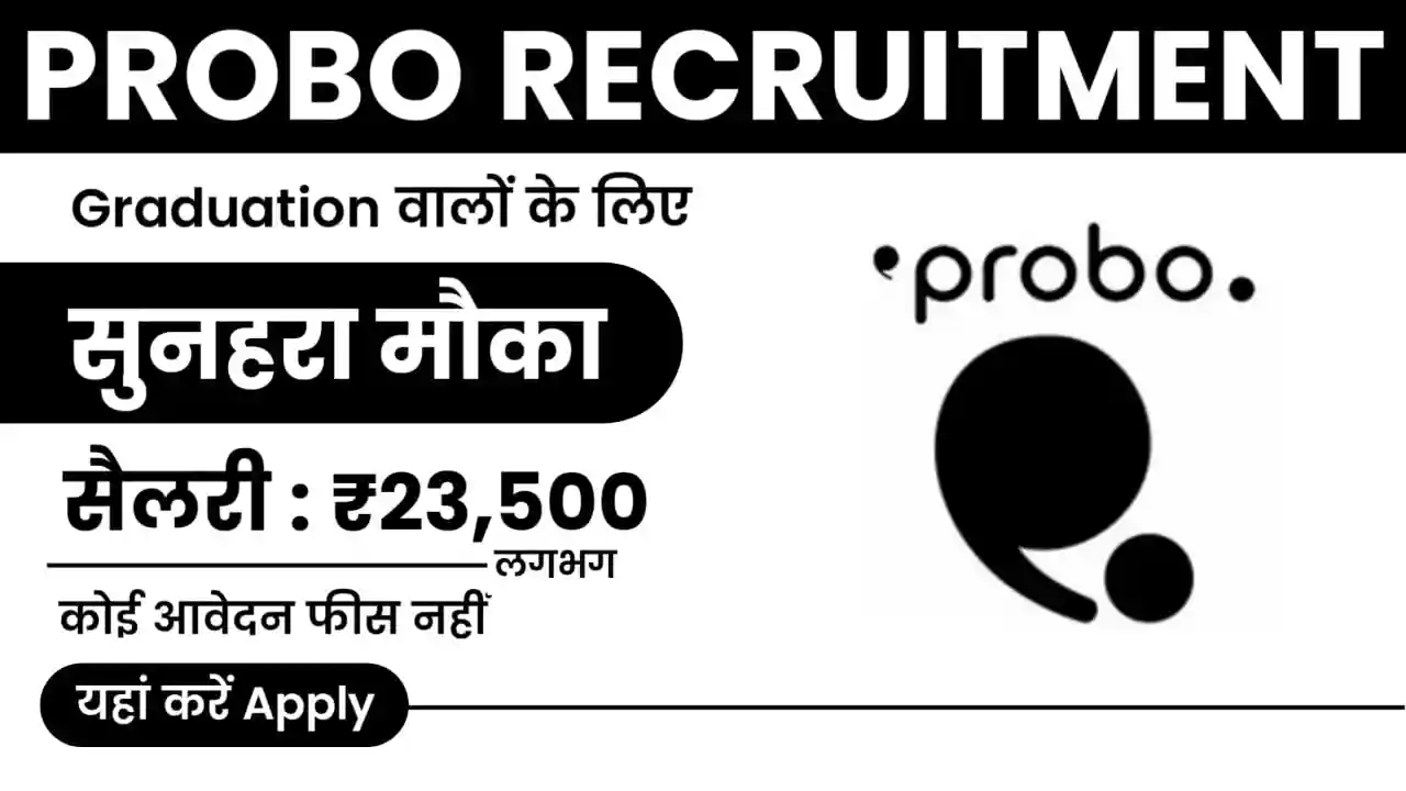 Probo Recruitment 2025