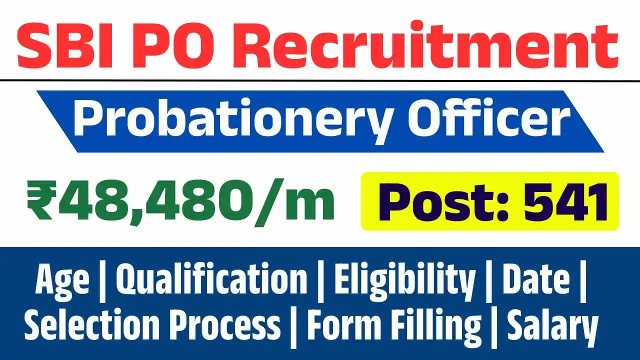 SBI PO Recruitment 2025