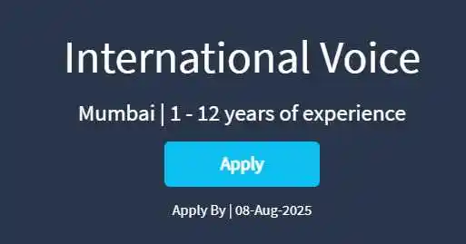 TCS Voice and Chat Support Vacancy 2025
