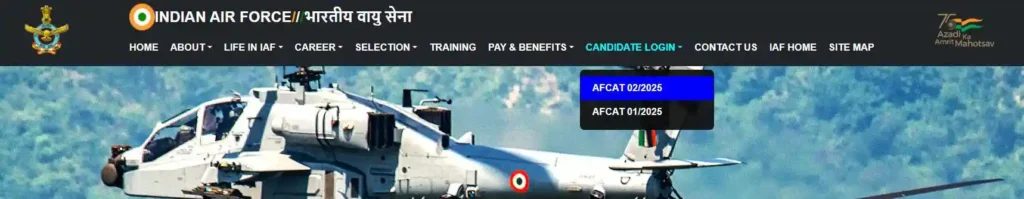 How to Fill AFCAT 2 Online Apply Form 2025