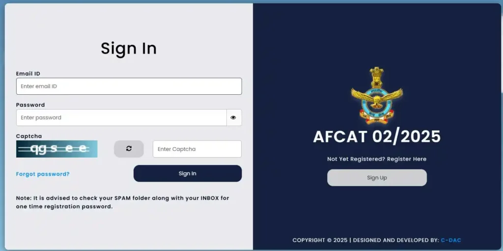 How to Fill AFCAT 2 Online Apply Form 2025