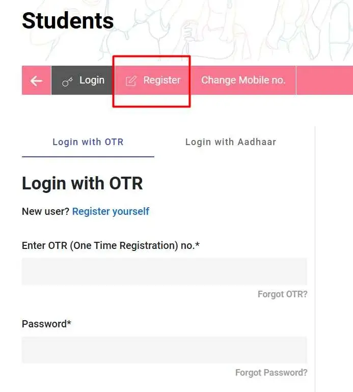 NSP Scholarship Online Form
