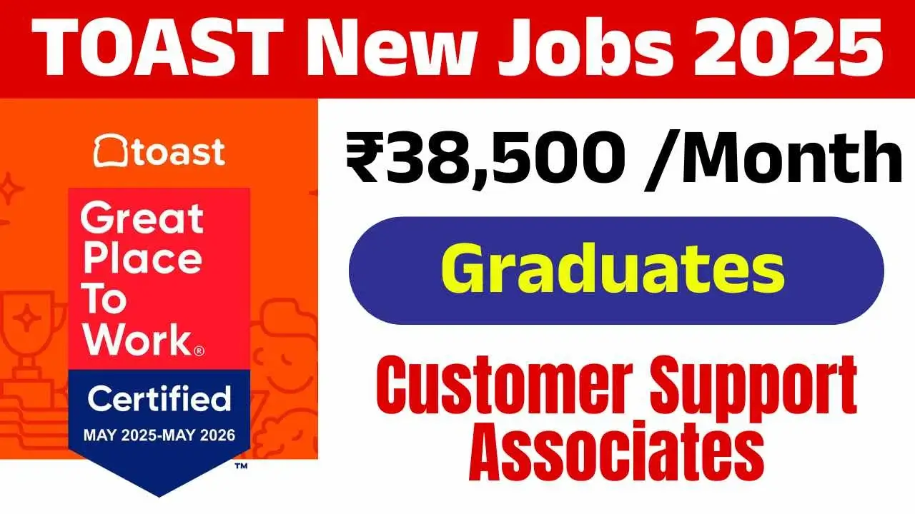 Toast Multiple Private Jobs Recruitment 2025